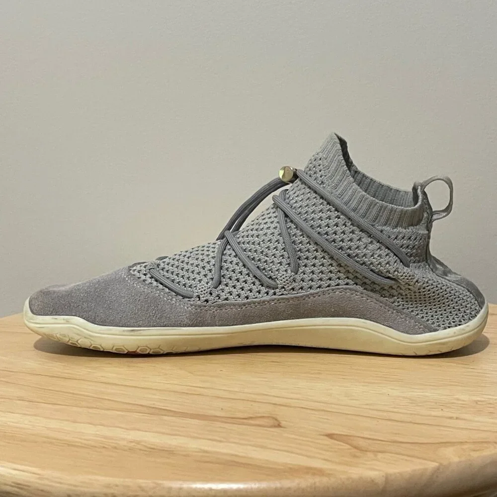 Vivobarefoot Kanna Sock Knit High Ankle Boot Grey US8/EU39 - Picture 6 of 12